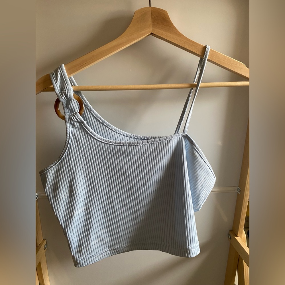 One Shoulder Crop Top